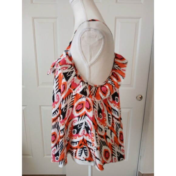 Cha Cha Vente Women's Multicolor Spaghetti Strap Summer Rayon Top Size Medium - Picture 4 of 12